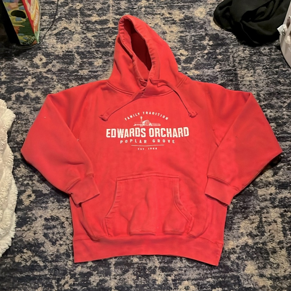 Red sweatshirt men or women